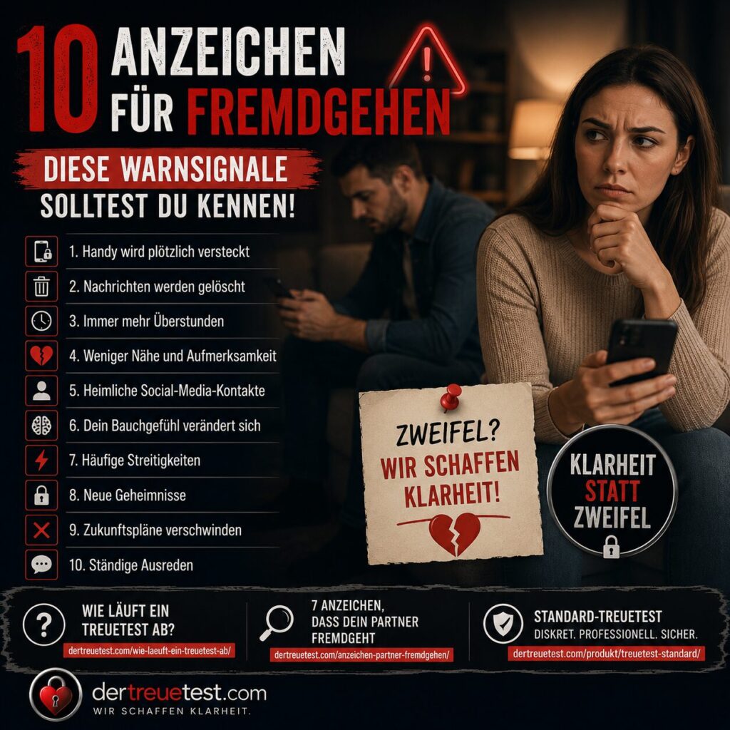 10 Warnsignale für Fremdgehen – Beziehungskrise, Misstrauen und Red Flags in einer Partnerschaft